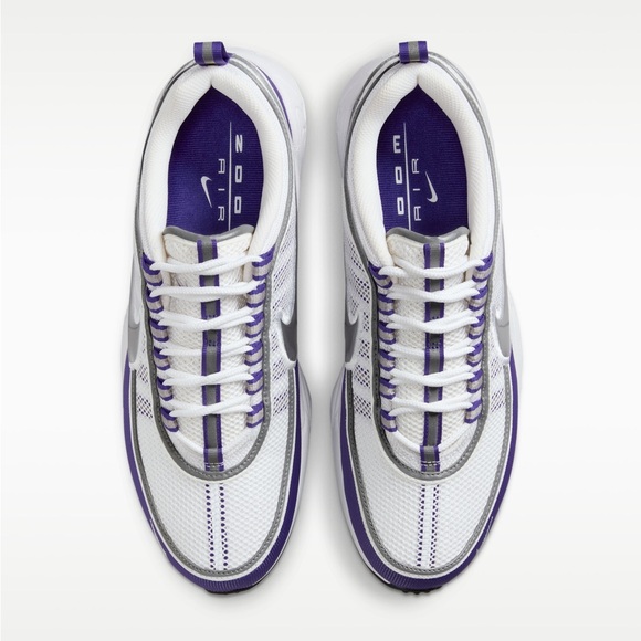 Nike air zoom spiridon SP white metallic silver size 12 - Picture 5 of 16